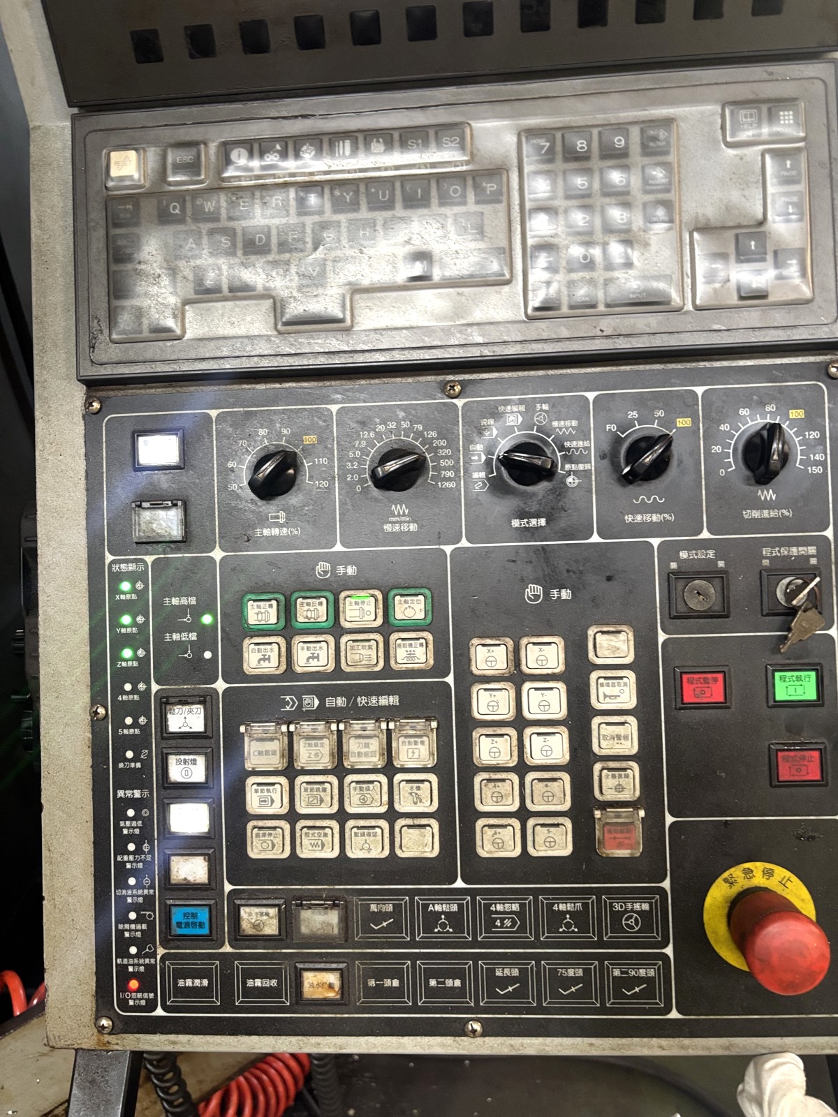 CNC 控制面板